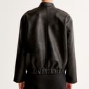 Abercrombie & Fitch Vegan Leather Bomber Jacket  Photo 3