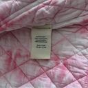 Love Shack Fancy  Adelaide Quilted Jacket - White and Pink Tie-Die - Size M Photo 8