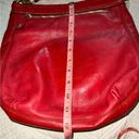 Coach  candy apple red hobo bag! Euc! Photo 13