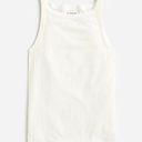 J.Crew NWT  - High-neck tank top in stretch linen blend, Ivory, size extra small Photo 0