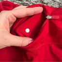 Lululemon  speed up high rise 2.5” dark red size 8 Photo 3