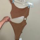 One Piece White Fox  Bathing Suit Photo 0