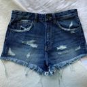 ZARA High Waisted Demim Shorts Photo 0