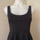 Aeropostale Women’s Black Crochet Summer Dress, Small Photo 1