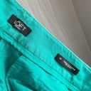 The Loft  Ann Taylor Marisa 10P Teal Linen Relaxed Fit Dress Pants Women's Petites Photo 6