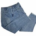 We The Free  High Waist Pleated Paperbag Mom Stone Wash Denim Jeans Size 27 Photo 0