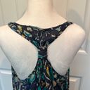 Calvin Klein Jeans  Navy Blue/Teal Abstract Boho Sleeveless Dress XL Photo 5