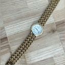 Seiko  Vintage Ladies Watch Gold-Tone Bracelet Case White Dial New Crystal Photo 5