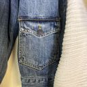Abercrombie & Fitch  Women’s Sz S Shawl Sweater Lined Denim Jacket Button Jacket Photo 3