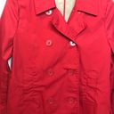 Oleg Cassini Red Pea Coat  Vintage Classic S VTG glam statement Photo 5