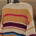 360 Cashmere 💕ROCKY BARNES x 💕 Joanne Striped Wool Alpaca Cardigan Small Photo 10