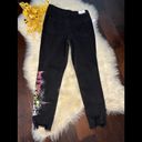 Tinseltown  Hi rise The Mom Jean graffiti raw hem sz 11 Photo 4