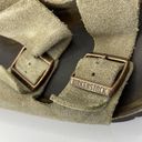 Birkenstock  Arizona buckle slide sandal Beige Suede leather Sz 38 US W7-estimate Photo 3