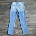 Willow + Root  Buckle High‎ Rise Distressed Mom Jeans Blue Denim Size 27 Photo 4