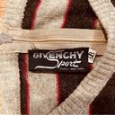 Givenchy Vintage  Sport Striped Sweater Gray/Brown/Red Photo 4