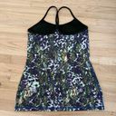 Lululemon  Y Back Tank, Size 8, Green/Purple Photo 5