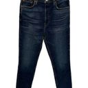 RE/DONE NWT  High Rise Ankle Crop Jeans Midnight Blue Size 29 Photo 2