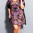 City Chic NWT  Kaftan Aztec Queen Hot Pink Photo 0