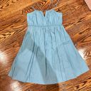 Abercrombie & Fitch Abercrombie Blue Babydoll Mini Dress Photo 1