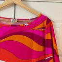 Trina Turk  Women’s Standard Vivid Vista Swim Tunic S Retro Groovy Summer Resort Photo 7