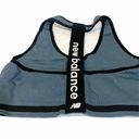 New Balance  Size XL Blue Racerback Spellout Bra Photo 2