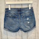 Harper  Denim Cuffed Shorts Photo 1