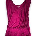 Bordeaux Anthropologie  brand layered tank with elastic waist Photo 0