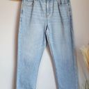 American Eagle , Strigid High Rise Light Medium Wash Mom Jeans, Size 10 Short Photo 11