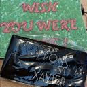 Wish From St. Xavier  You Were Here green sequin clutch bag NWT Photo 8