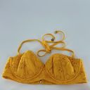 Kate Spade  High Waisted Yellow Eyelet Two Piece Swimsuit Set Photo 3