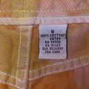 DKNY  Custom Tie Dye Orange Yellow Mini Denim Skirt Photo 5