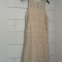 BB Dakota Crochet You Love Me Beige Crocheted Sleeveless Maxi Dress  by Steve Photo 9