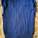 Vintage 1970’s Sweater Vest Blue Size L Photo 1