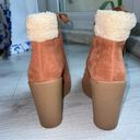 Jessica Simpson Maelyn Wedge Bootie tan/ white size 
 8.5 Photo 8