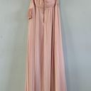 Birdy Grey NWT  Grace Chiffon Pale Blush Pink Convertible Bridesmaid Dress Photo 4