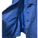 Talbots Blue Irish Linen Long Sleeve Blazer Photo 3