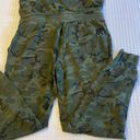 n:philanthropy NEW!  Size XS Britton One-Shoulder Jumpsuit Green Black Camouflage Photo 8