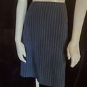 Victoria's Secret Body By Victoria Blue & White Striped Business Skirt (2) Photo 0