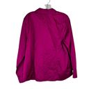 Chico's  No Iron Button Front Shirt Long Sleeve Purple Size Medium Photo 1