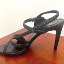 Zadig & Voltaire  Marilyn Dream Leather Heels Sandals Black Glitter Size 40 / 10 Photo 1