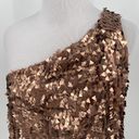 Alexis  Admor Gold Brown Sequin Cocktail Dress New with tags Size Medium Photo 3