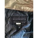 ALLSAINTS  Mika Metallic Puffer Gold Womens Size 4 Photo 8