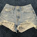 Levi's 501 High-Waisted Denim Shorts Photo 0