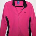 Reebok Pink and Black Large Lightweight Fleece Jacket from Reebox Athletic Athleisure Photo 8