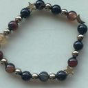 Onyx Sardonyx  carnelian ONE NEW stretch beaded bracelet natural stone crystal st Photo 5