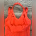 Philosophy  linen halter orange dress size 4 Photo 4