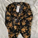 Blushmark Wrap Floral Vneck Top Long Sleeve Flowy Photo 1