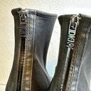 DKNY  Zed Black Platform High Heel Back Zip Square Toe Boots Size 7.5M Photo 2