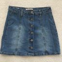 Hot Kiss  SKYLAR SKIRT BLUE DENIM SIZE SMALL Photo 0