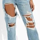 American Eagle  Ripped Highest Waist '90s Boyfriend Jeans Size 4 Photo 0